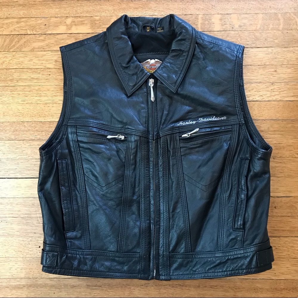 Harley-Davidson Leather Vest Size M